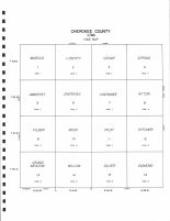 Index Map, Cherokee County 1992